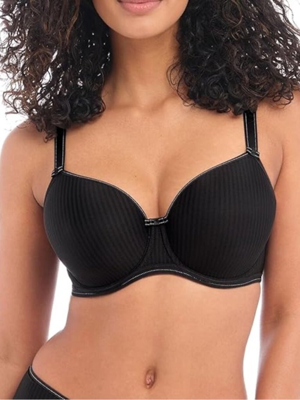 Freya Women's Idol Black Underwire Balconette Contour T-Shirt Bra